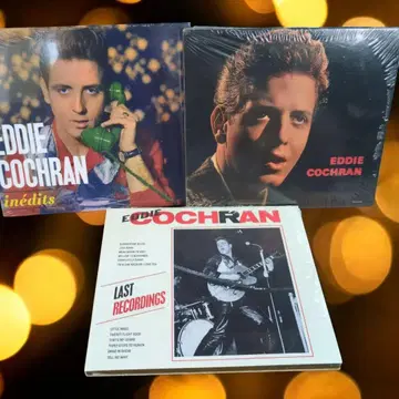 Eddie Cochran 미개봉 종이 재킷 사양 프랑스반 3장 세트