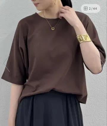 Loungedress 라운지 드레스 돌먼 티셔츠 ( brown )