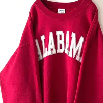 길단 아라바마 ALABAMA 맨투맨 트레이닝복 L 레드 빨간색 구제 의류