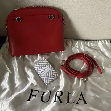 FURLA 레드 숄더백