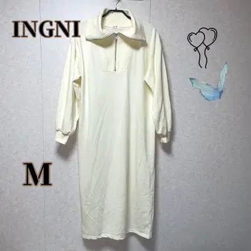 INGNI 세일러 카라 맨투맨 원피스 M