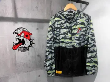 MOBSTYLES 모브스타일 x 타워 레코드 콜라보 타이거 카모 자켓