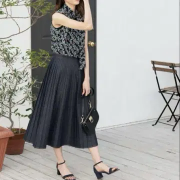 ANAYI 아나이 데님 조 플리츠 스커트