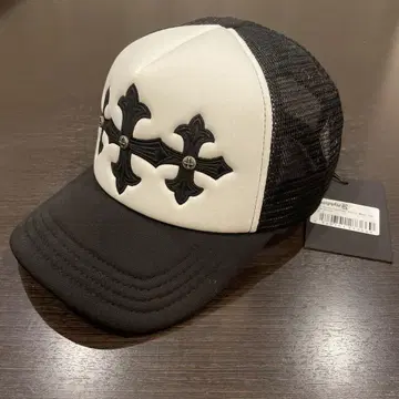 [ 새상품 ] [ 무료배송 ] SUPPLIER 크로스 메쉬 캡 화이트