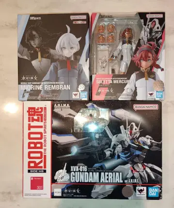 SHFiguarts 슬레타 미오리네 & 로봇혼 건담 에어리얼 세트