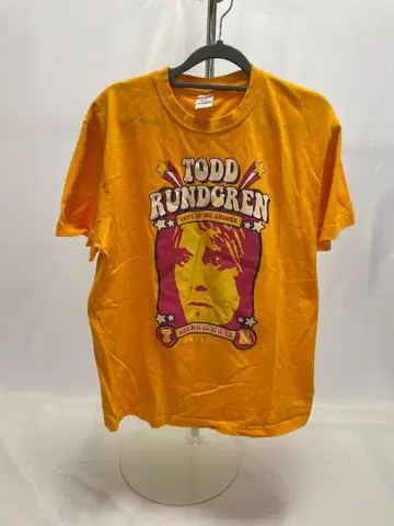 Todd Rundgren 프린트T셔츠 L 사이즈 오렌지