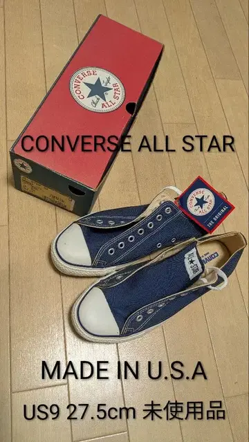 USA제 ALL STAR 올스타 NAVY 미사용 US9 27.5cm