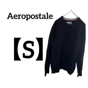 Aeropostale [ S ] 네이비 크루넥 스웨터