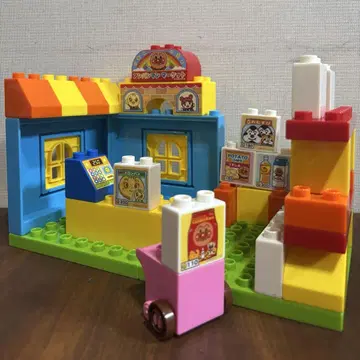 블록 라보 니코니코 쇼핑 블록 세트 호빵맨 마켓
