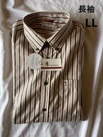 Hush Puppies 긴팔 와이셔츠 버튼 다운 남성용 LL