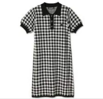 마리콴트 데이지 원포인트 폴로 원피스 (체크)