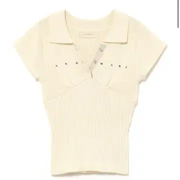 andmary Lindsay logo tops ivory