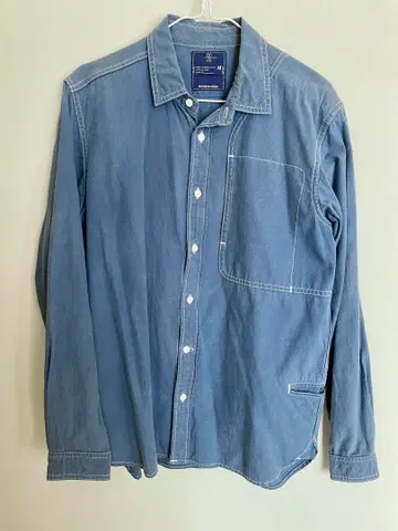 meanswhile 셔츠 블루 남성용 M 사이즈