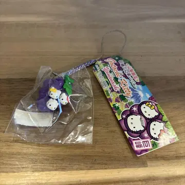 헬로키티 포도 스트랩