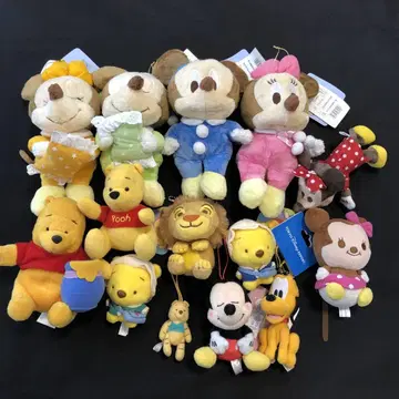 레트로 디즈니 미니 봉제 인형 모음
