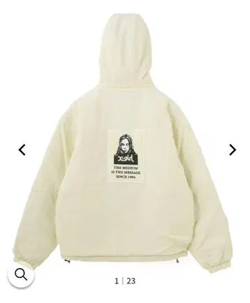 엑스걸 X-girl FACE REVERSIBLE JACKET