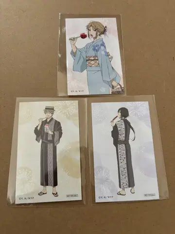 레이코 나토리 마토바 나츠메 우인장 특전 카드