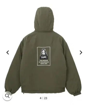 새상품 엑스걸 X-girl FACE REVERSIBLE JACKET