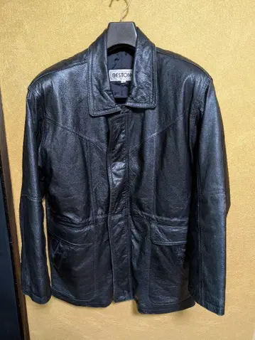 BESTONE 블랙 가죽 아우터 M