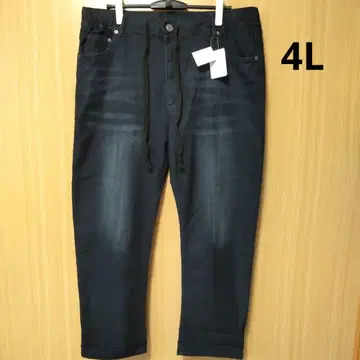 새상품 4L 남성용 스트레치 데님 팬츠 네이비 계열