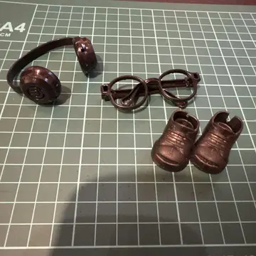 최신작 러브브 헤드폰 안경 신발 3종 세트 봉제 인형용 액세서리