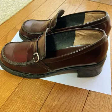 [HARUTA] 힐 로퍼 25.0cm 3E폭 브라운