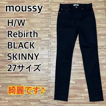[깨끗합니다] moussy H/W Rebirth BLACK 스키니 27