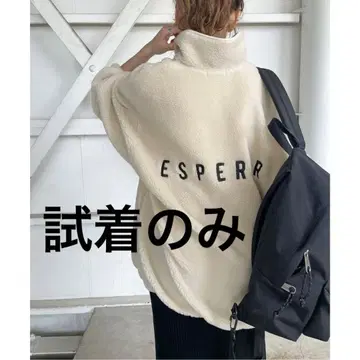 보아 하프 지퍼 풀오버 내추럴 스픽 앤 스팬 시착만 한 상품