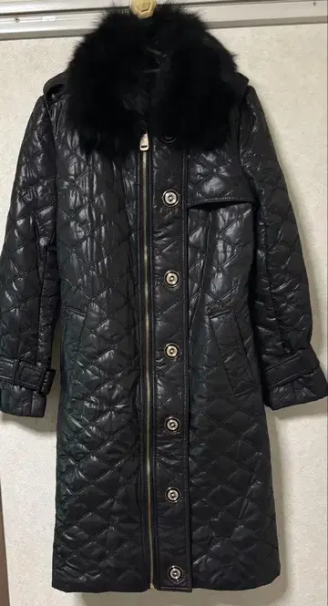 기장감 있는 퀼팅 자켓 S~M 사이즈 상당 블랙