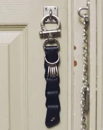 Llife LEATHER KEY CHAIN 블랙