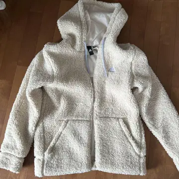 adidas 보아 플리스 자켓 아이보리