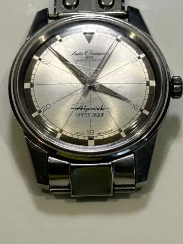 Seiko champion Alpinist 자동 와인딩 시계 방수 실버