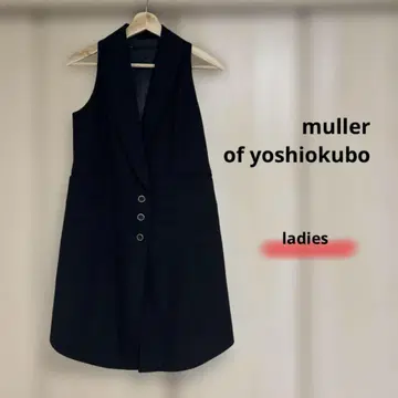 muller of yoshiokubo 블랙 베스트 사이즈 38