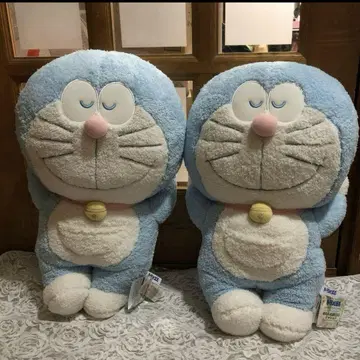 도라에몽 뉴앙스 컬러 오넨네 초 BIG 쿠션 2세트