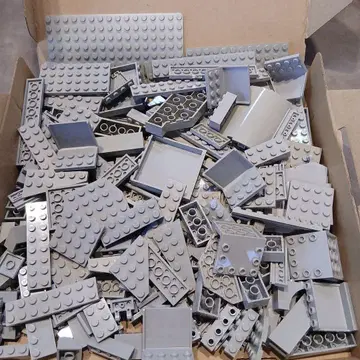 15 LEGO 라이트 그레이 색상 부품 묶음 판매