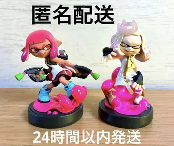 amiibo 스프라툰 걸 네온 핑크 히메 2세트