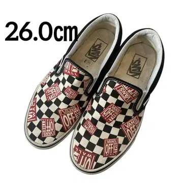 VANS 반스 클래식 슬립온 '오프 더 월 체크' 26