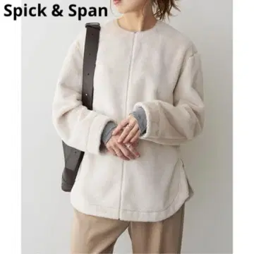 완판 새상품급 Spick & Span 인조 모피 풀오버 퍼