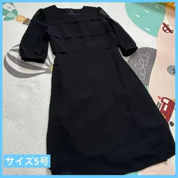브라 5호 작은 키 상복 블랙 포멀 원피스