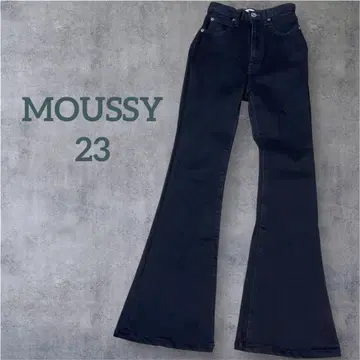 [ MOUSSY ] 블랙 부츠컷 데님 23