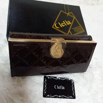 [ 새상품 ] Clelia 클레리아 장지갑 브라운 카드 홀더 다수 빅