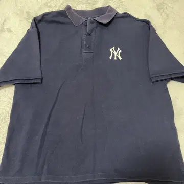 RODEO CROWNS 네이비 피케 셔츠 Yankees