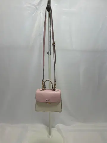 사만다 타바사 핑크 화이트 핸드백