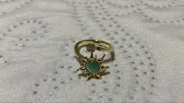 스트레스 해소 반지 회전 반지 컬러 골드