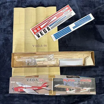 VEGA-28 전동 모형 키트 빨간색 화이트 베가
