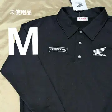 [ 미사용품 M ] HONDA 혼다 블랙 피케 셔츠