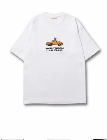 VAULTROOM CAR CLUB 티셔츠 화이트