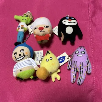 레어 헤이세이 레트로 데코보코 프렌즈 키링 가챠가챠 6개 세트