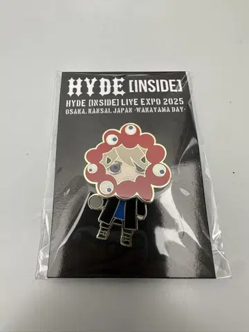 HYDE [INSIDE] LIVE EXPO 2025 핀 배지