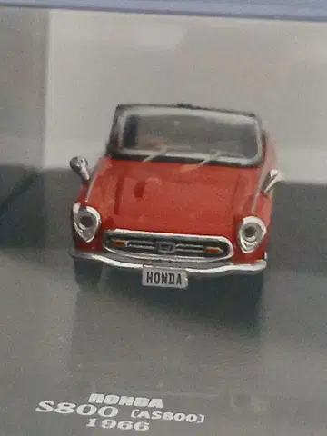 HONDA S800 1966년식 빨간색 1/64 미니카